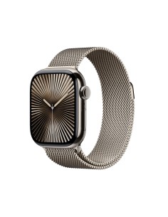 Apple Watch Series 10 OLED 42 mm Digital 374 x 446 Pixeles Pantalla táctil 4G Titanio Wifi GPS (satélite)