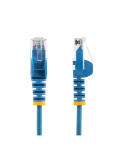 StarTech.com Cable Cat6 de 2m - Delgado - con Conectores RJ45 sin Enganches - Azul 2