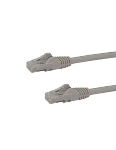StarTech.com Cable de Red Gigabit Ethernet 15m UTP Patch Cat6 Cat 6 RJ45 Snagless Sin Enganches - Gris