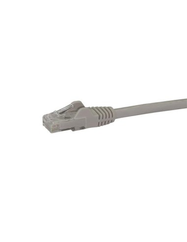 StarTech.com Cable de 0,5m Gris de Red Gigabit Cat6 Ethernet RJ45 sin Enganche - Snagless