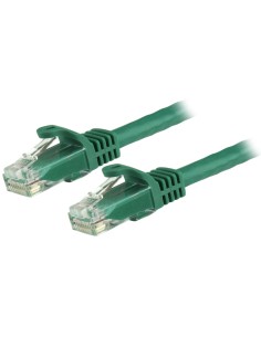 StarTech.com Cable de 5m Verde de Red Gigabit Cat6 Ethernet RJ45 sin Enganche - Snagless