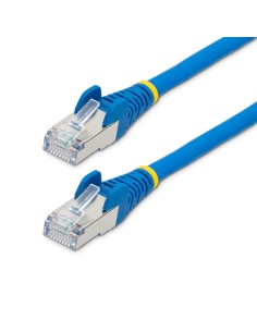 StarTech.com Cable de 1,5m de Red Ethernet CAT6a - Azul - Low Smoke Zero Halogen (LSZH) - 10GbE - 500MHz - PoE++ de 100W -