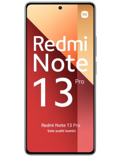 Xiaomi Redmi Note 13 Pro 16,9 cm (6.67") Ranura híbrida Dual SIM Android 12 4G USB Tipo C 12 GB 512 GB 5000 mAh Verde