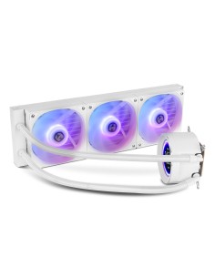 NOX Hummer X-360 LCD Procesador Refrigerador de aire 12 cm Blanco 1 pieza(s)