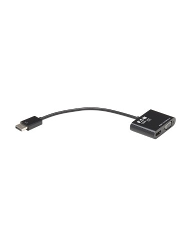 Tripp Lite P136-06N-HV-V2 Adaptador Convertidor Todo en Uno DisplayPort a VGA HDMI, DP ver 1.2, 4K 30 Hz HDMI