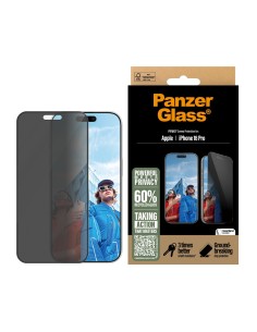 PanzerGlass ® Privacy Screen Protector iPhone 16 Pro | Ultra-Wide Fit w. EasyAligner Protector de pantalla Apple 1 pieza(s) 2