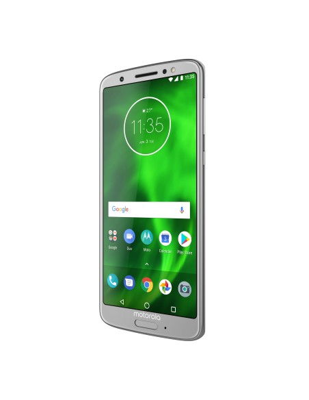 Motorola moto g⁶ 14,5 cm (5.7") SIM doble Android 8.0 4G USB Tipo C 3 GB 32 GB 3000 mAh Plata