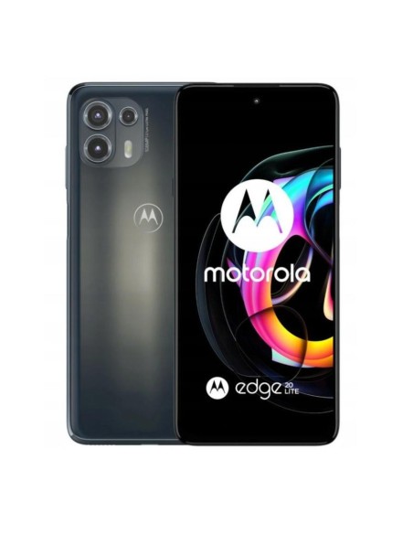 Motorola edge 20 Lite 17 cm (6.7") SIM doble Android 11 5G USB Tipo C 8 GB 128 GB 5000 mAh Grafito