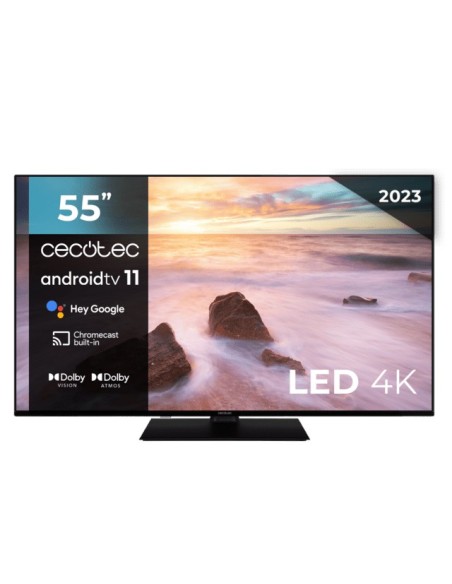 Cecotec 02600 Televisor 139,7 cm (55") 4K Ultra HD Smart TV Negro