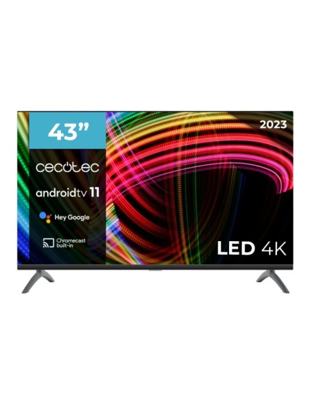 Cecotec 02626 Televisor 109,2 cm (43") 4K Ultra HD Smart TV Negro