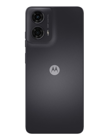 Motorola 24 16,7 cm (6.56") SIM doble Android 14 4G USB Tipo C 4 GB 128 GB 5000 mAh Carbón vegetal