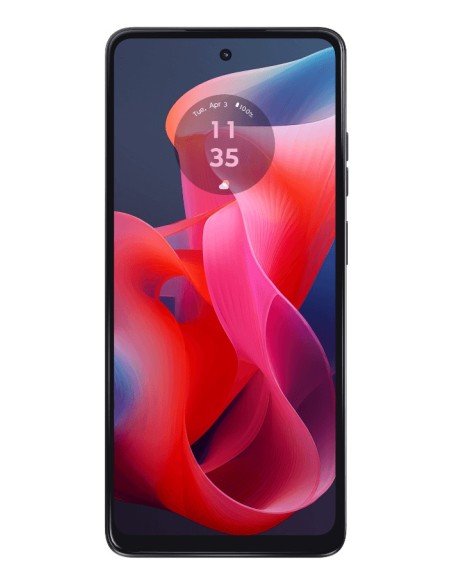 Motorola 24 16,7 cm (6.56") SIM doble Android 14 4G USB Tipo C 4 GB 128 GB 5000 mAh Carbón vegetal