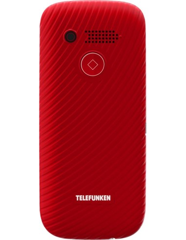 Telefunken TF S420 Red 5,87 cm (2.31") 78 g Rojo Teléfono para personas mayores