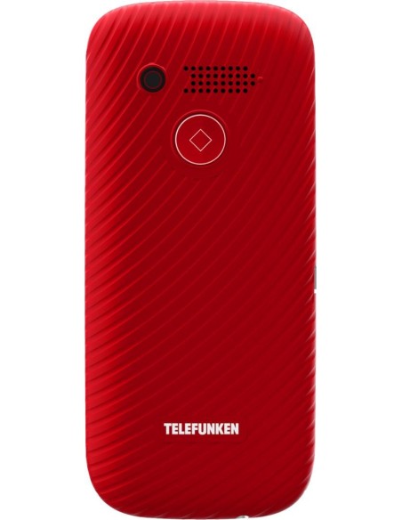 Telefunken TF S420 Red 5,87 cm (2.31") 78 g Rojo Teléfono para personas mayores