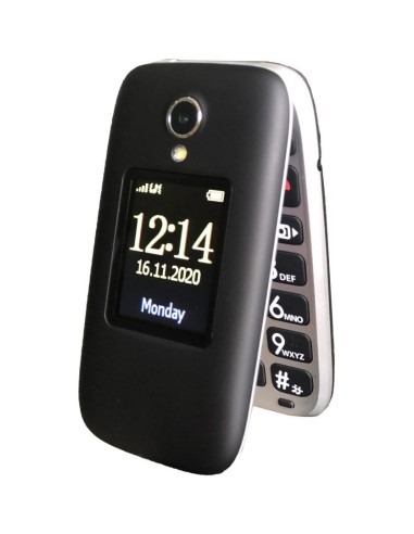 Telefunken S560 7,11 cm (2.8") 109 g Negro Teléfono para personas mayores