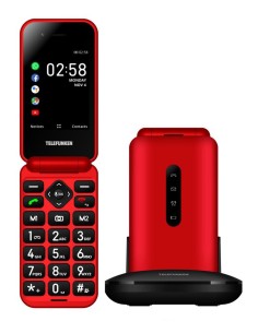 Telefunken S740 Red 7,11 cm (2.8") 129 g Rojo Teléfono para personas mayores 2