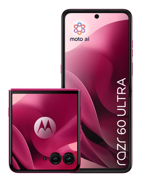Motorola razr 60 ultra 17,7 cm (6.96") SIM doble Android 15 5G USB Tipo C 16 GB 512 GB 4700 mAh Rosa