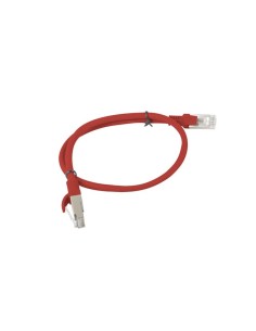 Lanberg PCU6-10CC-0050-R cable de red Rojo 0,5 m Cat6 U UTP (UTP) 2