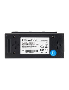 LevelOne POI-3014 adaptador e inyector de PoE Ethernet rápido, Gigabit Ethernet 52 V 2