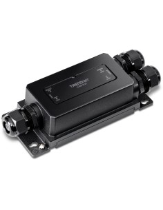 Trendnet TI-BEP200 ampliador de red Transmisor y receptor de red Negro 10, 100, 1000 Mbit s