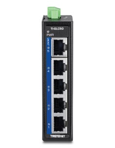 Trendnet TI-GLC50 switch No administrado Gigabit Ethernet (10 100 1000) Negro 2