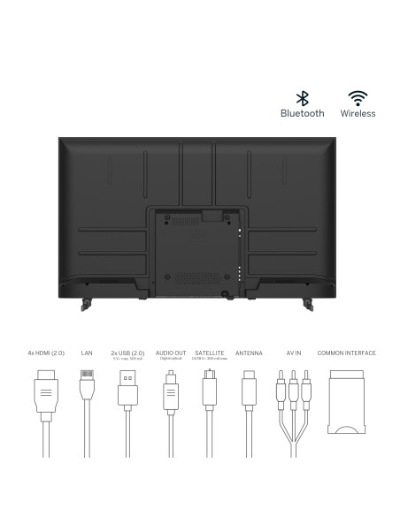 Thomson 43QA2S13 Televisor 109,2 cm (43") 4K Ultra HD Smart TV Wifi Gris