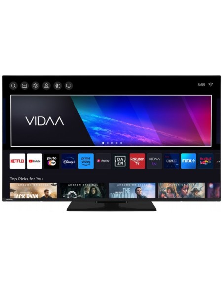 Toshiba 43QV3463DG Televisor 109,2 cm (43") 4K Ultra HD Smart TV Negro 250 cd   m²