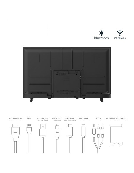 Thomson 43UA5S13 Televisor 109,2 cm (43") 4K Ultra HD Smart TV Wifi Negro