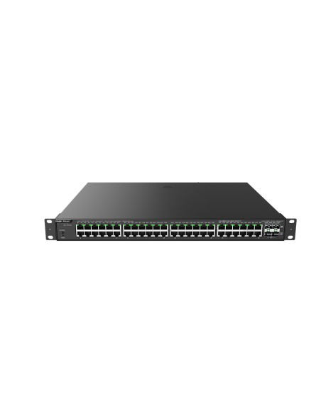 Ruijie Networks RG-NBS3100-48GT4SFP-P switch Gestionado L2 Gigabit Ethernet (10 100 1000) Energía sobre Ethernet (PoE) Negro