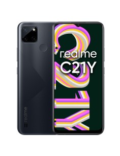 realme C21Y 16,5 cm (6.5") SIM doble Android 11 4G MicroUSB 4 GB 64 GB 5000 mAh Negro
