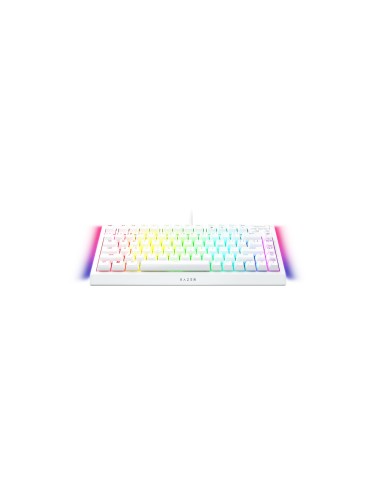 Razer BlackWidow V4 75% teclado Juego USB QWERTY Inglés de EE. UU. Blanco