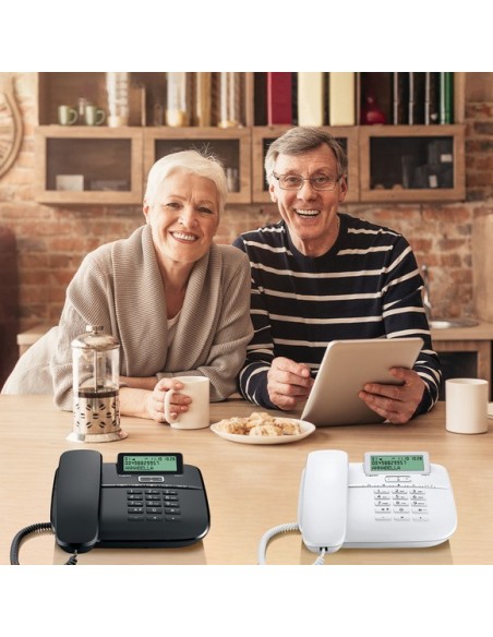 Gigaset DA 611 Teléfono analógico Identificador de llamadas Negro