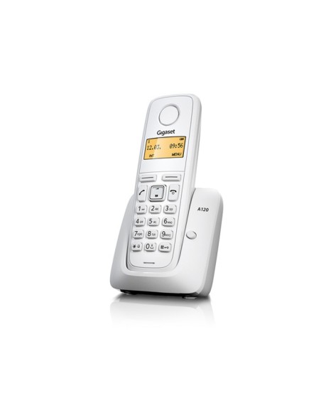 Gigaset A120 Teléfono DECT Identificador de llamadas Blanco