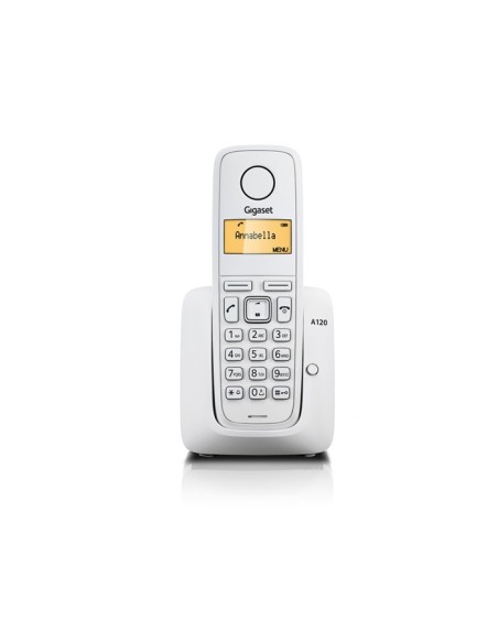 Gigaset A120 Teléfono DECT Identificador de llamadas Blanco