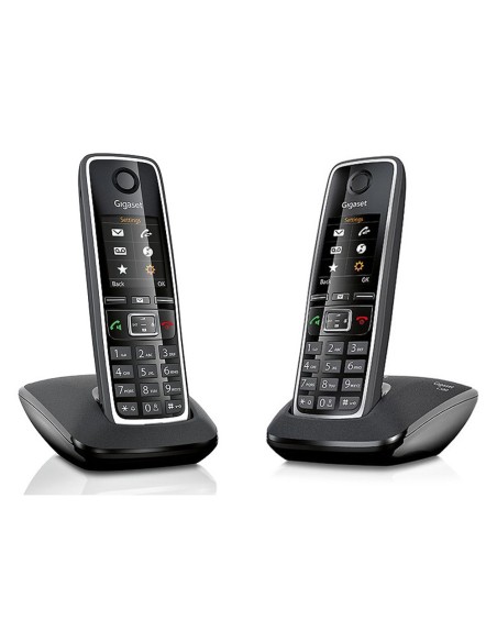 Gigaset C530 Teléfono DECT Identificador de llamadas Negro