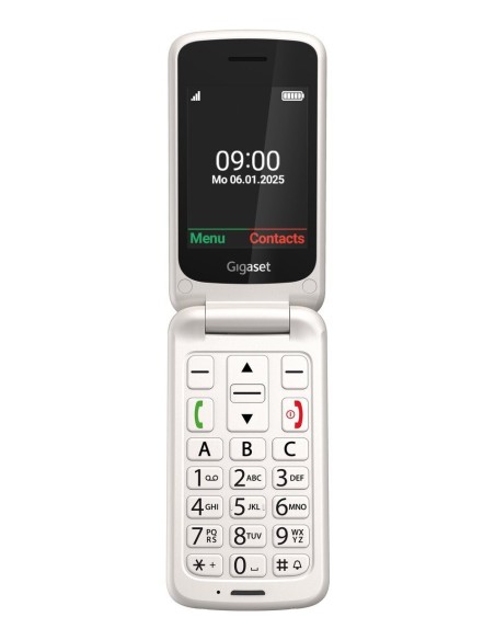 Gigaset GL595 7,11 cm (2.8") 114 g Blanco Teléfono para personas mayores