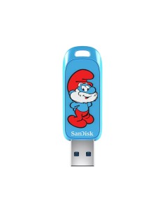 SanDisk Smurf unidad flash USB 64 GB USB tipo A 3.2 Gen 1 (3.1 Gen 1) Azul