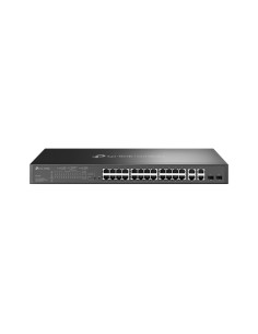 TP-Link Omada SL2428P switch Gestionado L2 Fast Ethernet (10 100) Energía sobre Ethernet (PoE) 1U Negro