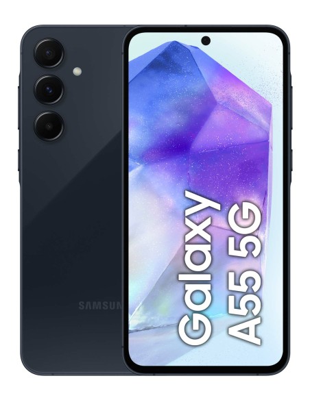 Samsung Galaxy A55 5G 16,8 cm (6.6") Ranura híbrida Dual SIM Android 14 USB Tipo C 8 GB 128 GB 5000 mAh Marina