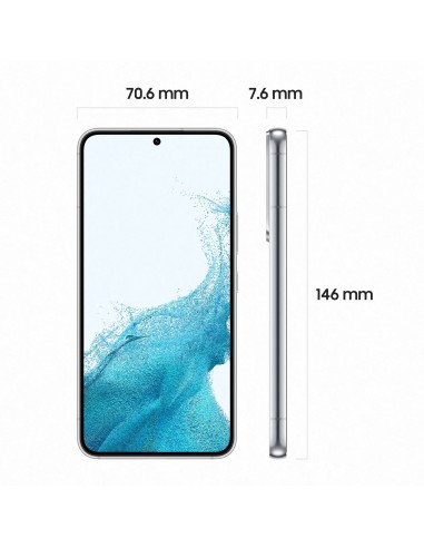 Samsung Galaxy S22 SM-S901B 15,5 cm (6.1") SIM doble Android 12 5G USB Tipo C 8 GB 128 GB 3700 mAh Blanco