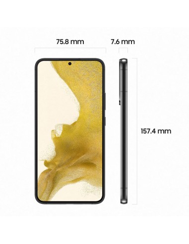 Samsung Galaxy S22+ SM-S906B 16,8 cm (6.6") SIM doble Android 12 5G USB Tipo C 8 GB 128 GB 4500 mAh Negro