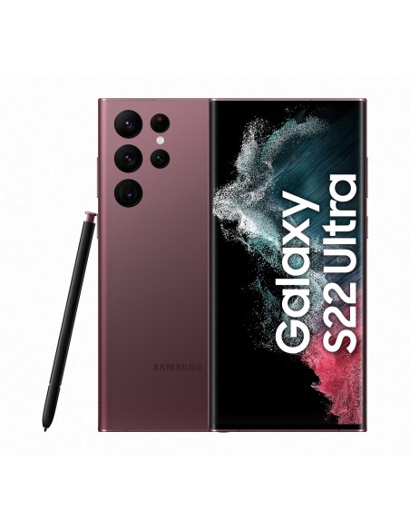Samsung Galaxy S22 Ultra SM-S908B 17,3 cm (6.8") SIM doble Android 12 5G USB Tipo C 8 GB 128 GB 5000 mAh Borgoña