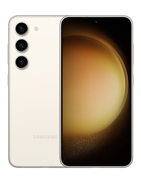Samsung Galaxy S23 SM-S911B 15,5 cm (6.1") SIM doble Android 13 5G USB Tipo C 8 GB 256 GB 3900 mAh Crema de color