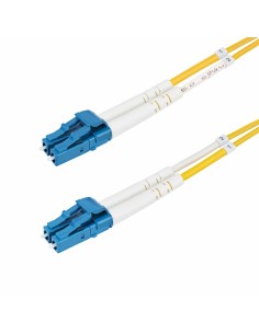 StarTech.com Cable de Fibra Óptica Dúplex LC a LC (UPC) OS2 Monomodo de 10m - 9 125µm - 100G - Resistente a Dobleces - Low