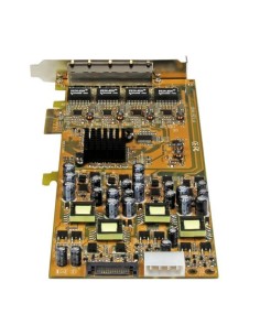 StarTech.com Tarjeta PCI Express de Red Ethernet Gigabit con 4 Puertos RJ45 PoE Power over Ethernet 2