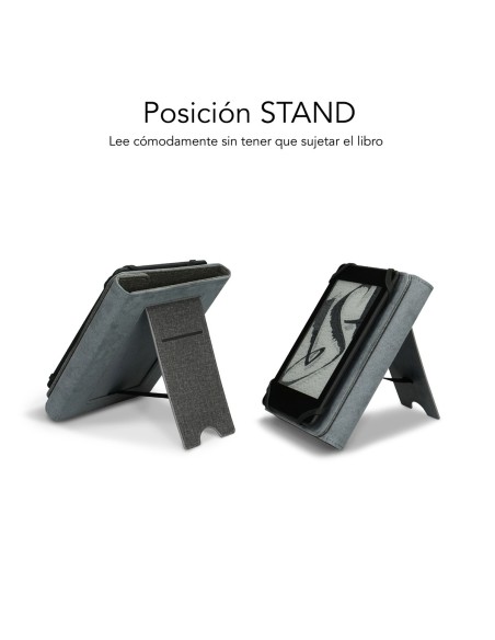 SUBBLIM FUNDA EBOOK CLEVER STAND 6'' GREY