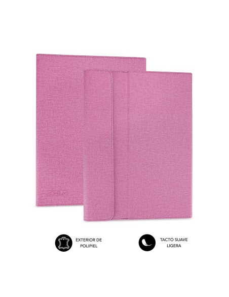 SUBBLIM Funda Tablet Clever Stand Tablet Case 10,1" Pink