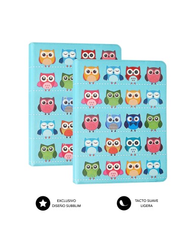 SUBBLIM Funda Tablet Universal TRENDY CASE OWLS 10.1"