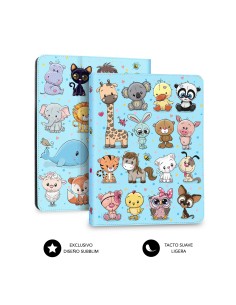 SUBBLIM Funda Tablet Universal TRENDY CASE ANIMALS 11" 2