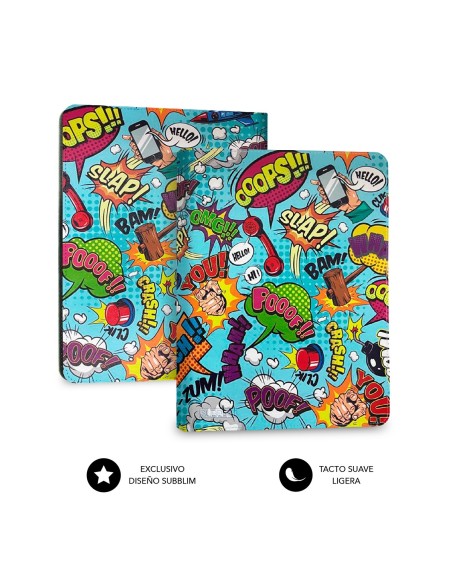 SUBBLIM Funda con Teclado Keytab Pro BT Trendy Comic